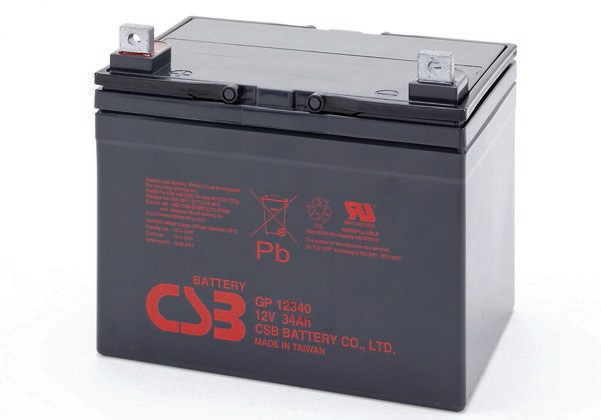 GP 12340 - аккумулятор CSB 34ah 12V  